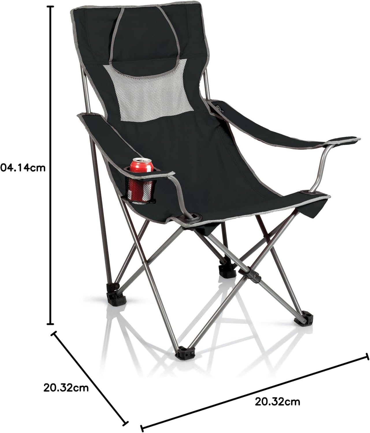 Campsite Camping Chair, Picnic Chair, Outdoor Folding Chair with Carry Bag, Beach Chair