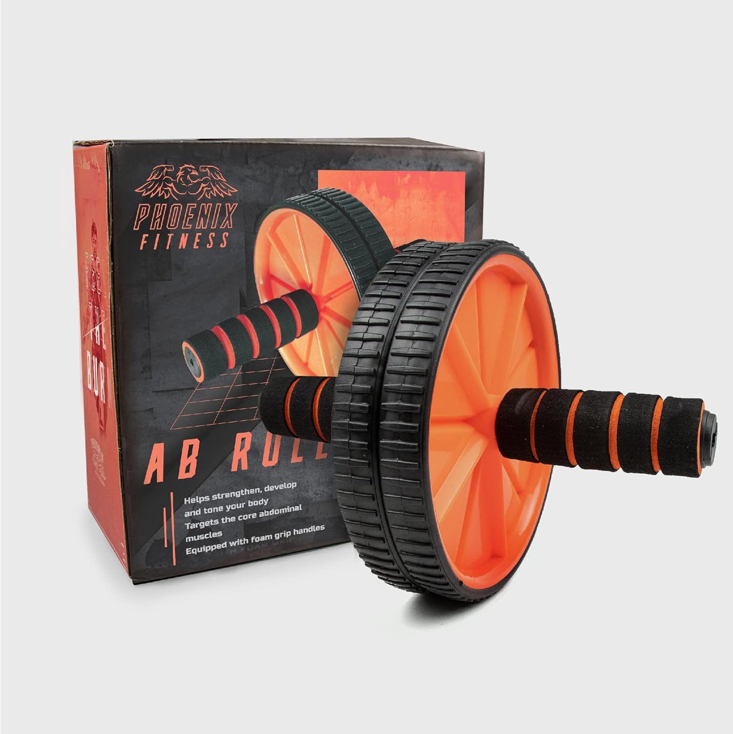 Phoenix Fitness Abs Exercise Roller Abdominal Training Wheel Strength Building Fitness Wheel