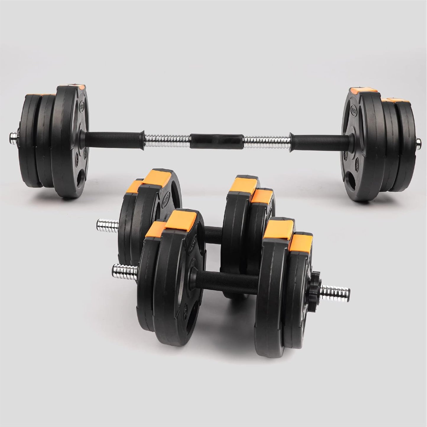 Adjustable 2-in-1 Barbell & Dumbbell Set for Strength Training - Phoenix Fitness
