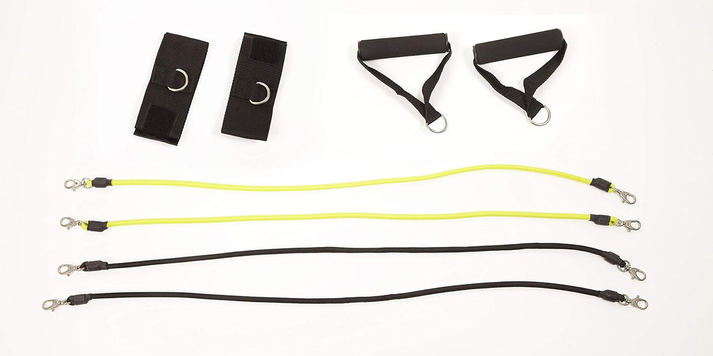 Accessory - 2 Sets of Resistance Bands, 2 Ankle Straps & 2 Handles to Provide Extra Resistance While Your Exercise!