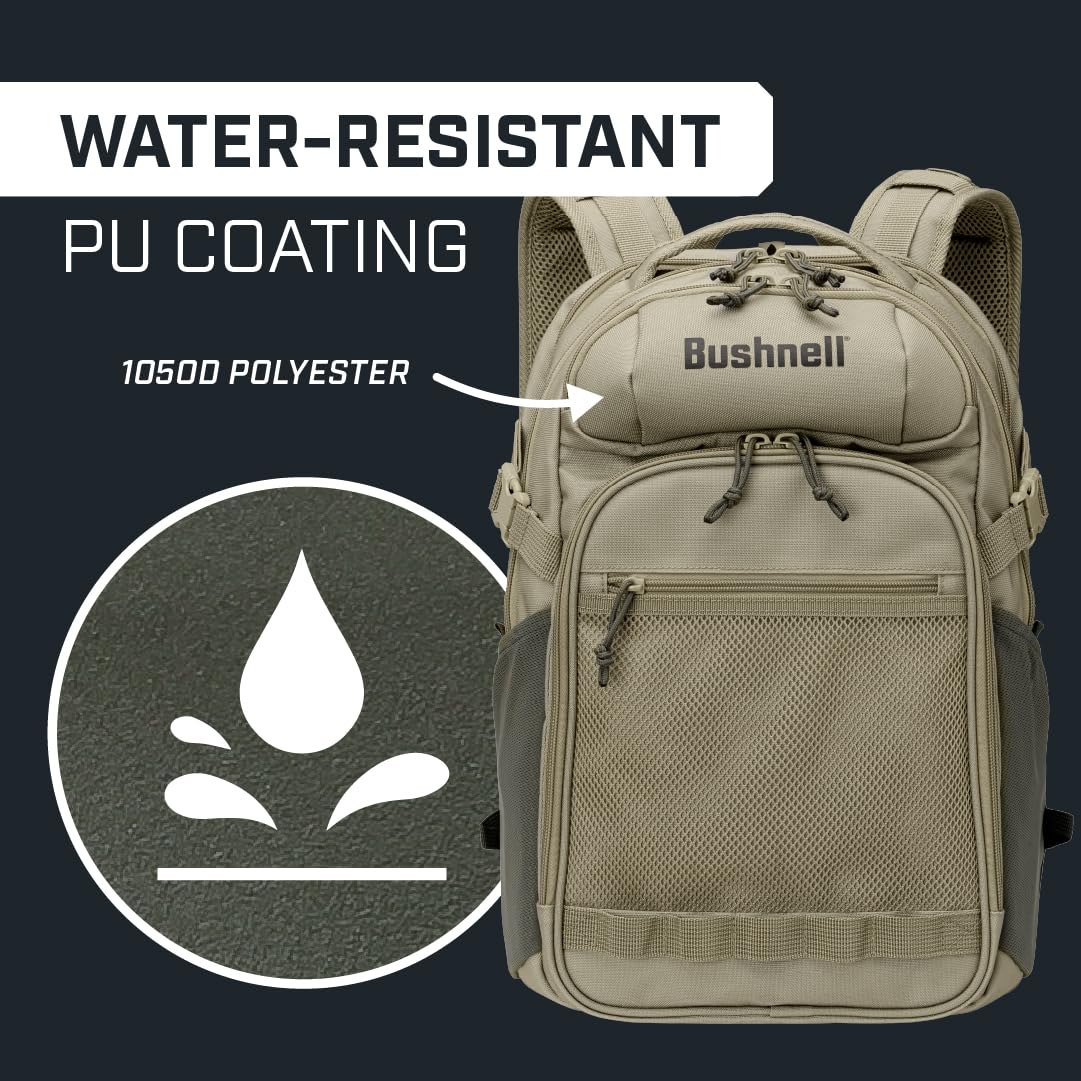 Bushnell Backpack 25L Capacity Military, Tactical, Hunting, Gym Pack. Durable & Water Resistant, EDC Day Pack