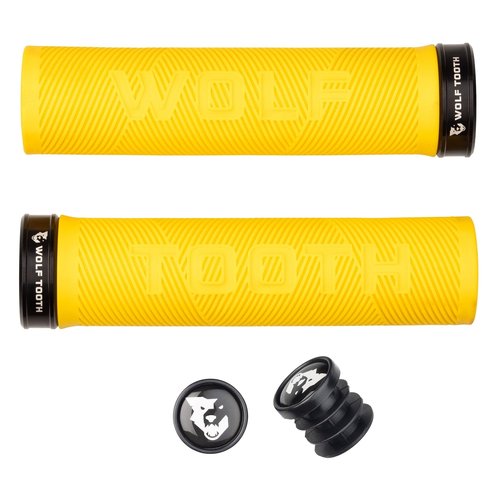 Wolf Tooth Echo Lock-On Grip – Pink Grip with Black Collar