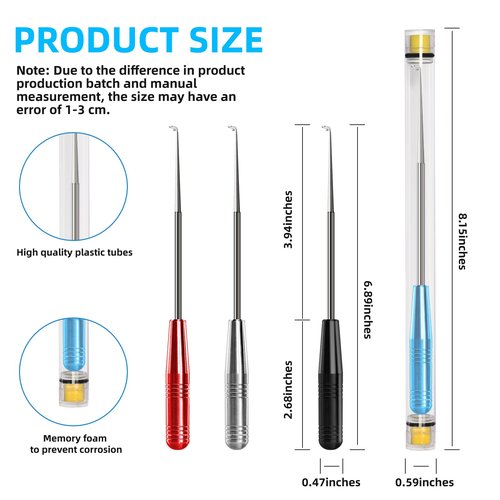 Lianup Fish Hook Remover Tool,Fishing Hook Quick Removal Device,Fishing Gear Security Extractor Equipment Kits for Adult,Hook Extractor Accessories Tools with Storage Tube,4Pcs Multi