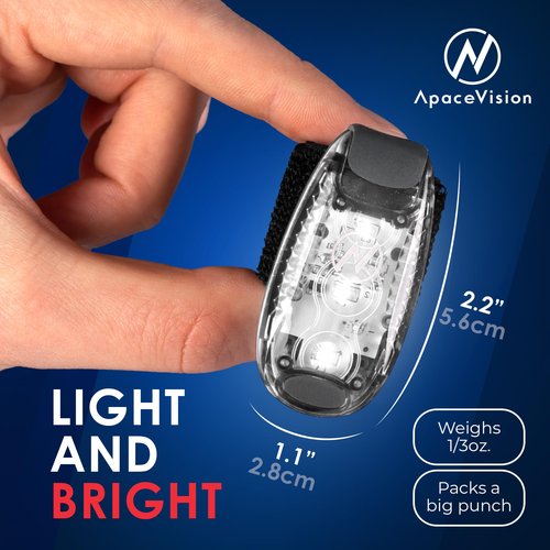 (2 Pack) - LED Safety Lights + EverLightFX USB Safety Lights