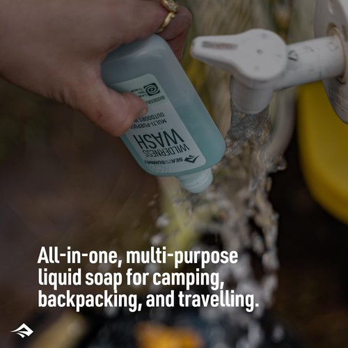 Sea to Summit Wilderness Wash Liquid Camp Soap, 3-Pack (3 X 50ml Bottles)