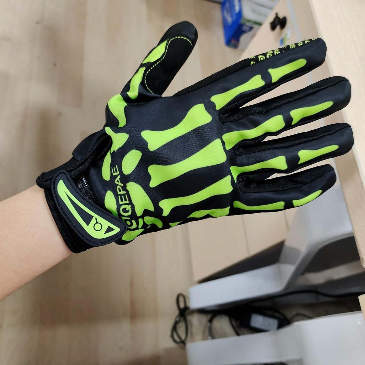 Skeleton Cycling Gloves | Breathable Shock-Absorbing Gloves for Men, Women & Kids