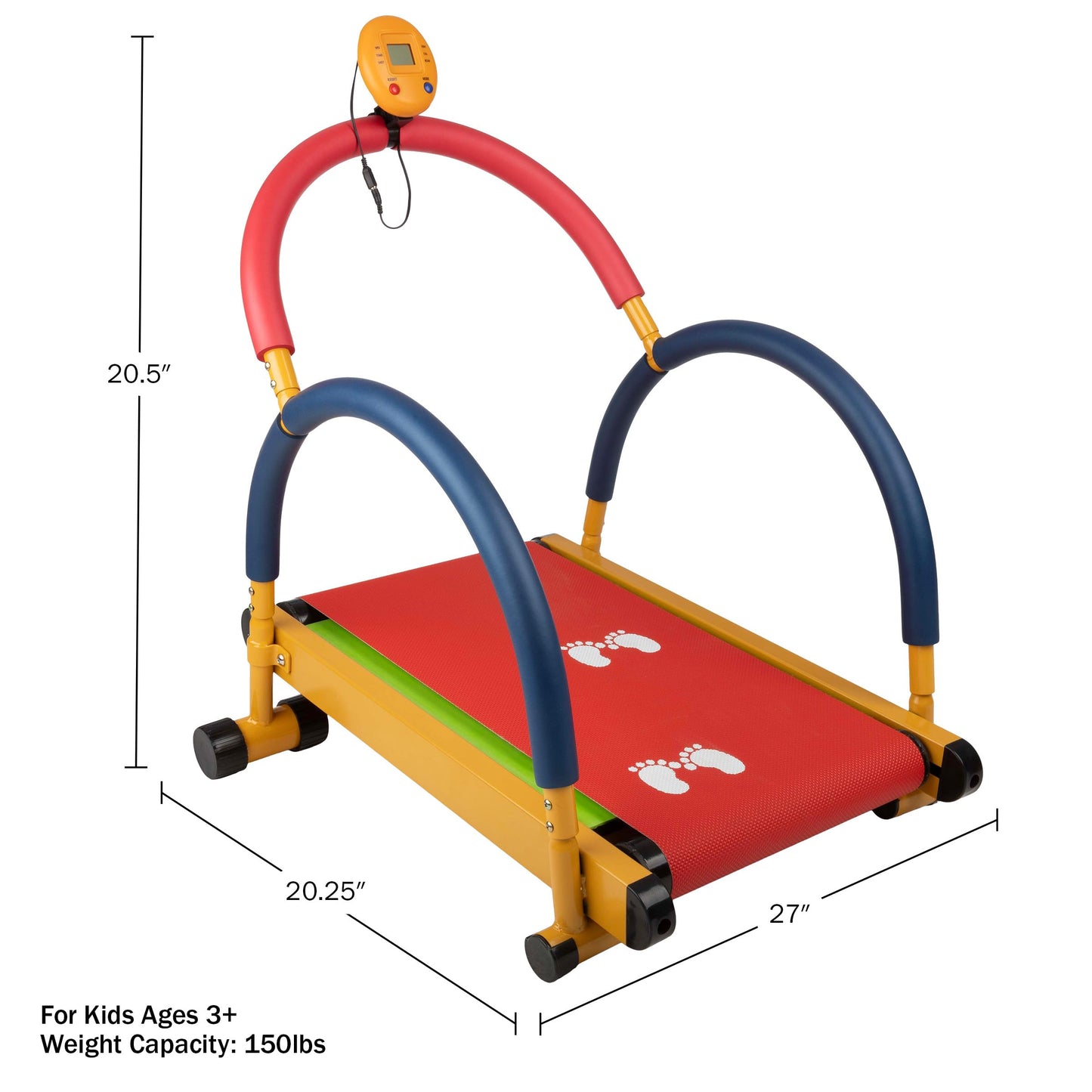 Kids Treadmill - Self Propelled Workout Tread Mill for Indoor Play Gym - Kids Exercise Equipment for Boys and Girls Ages 3 and Up by Hey Play