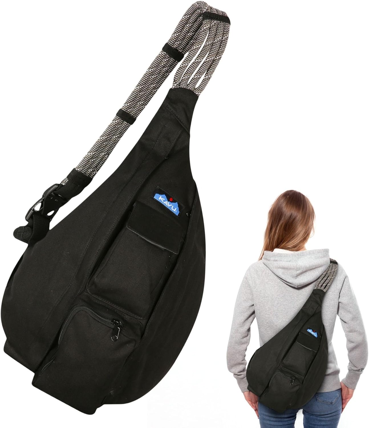 KAVU Rope Bag - Sling Pack for Hiking, Camping, and Commuting
