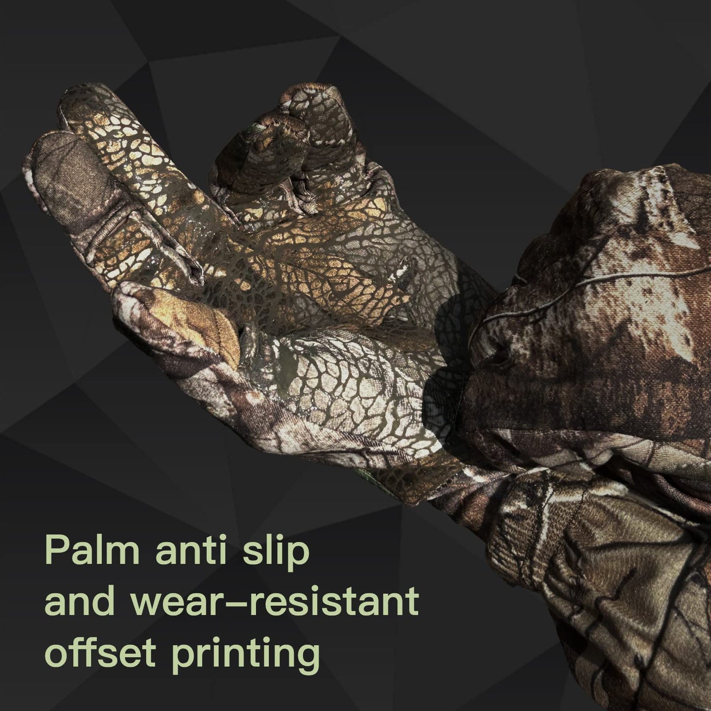 BEAUTI4U Hunting Equipment Hunting Gloves Camo Hunting Gear Men’s Camo Hunting Gloves for Outdoor Activities