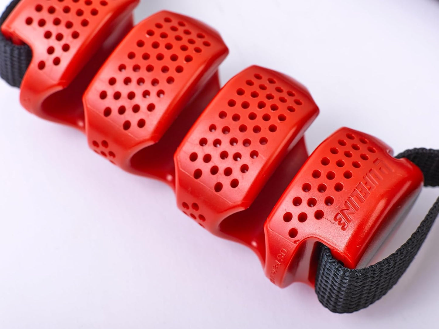 Triple Cable Pocket Max Flex Handle - Customizable Resistance Training Tool, Black/Red