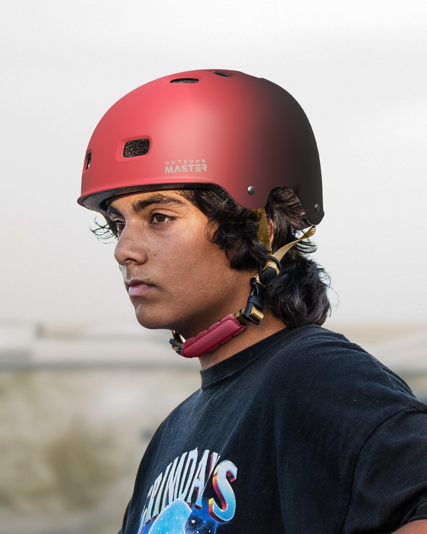 OutdoorMaster Skateboard Cycling Helmet - Two Removable Liners Ventilation Multi-Sport Scooter Roller Skate Inline Skating for Kids, Youth & Adults