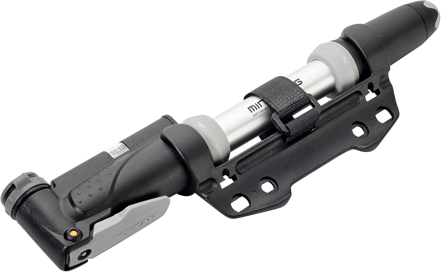 Topeak Mini Dual G Bike Pump with Gauge, Silver, 10.8” x 1.5” x 0.7”