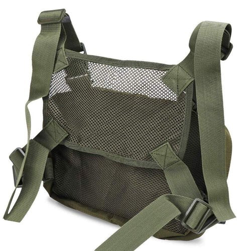 Clakllie Outdoor Chest Bag for Men Tactical Chest Pack Lightweight Utility Chest Rig Bag with Extra Storage for Cycling,Green