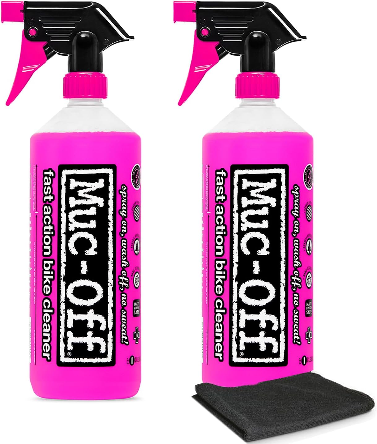 Muc-Off Nano Tech Bike Cleaner 1L | Biodegradable Formula, Safe on Carbon Fibre and All Surfaces | Breaks Down Dirt on a Molecular Level