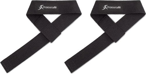 Adjustable Weight Lifting Straps for Men & Women - Enhanced Grip Cotton Straps, Beige