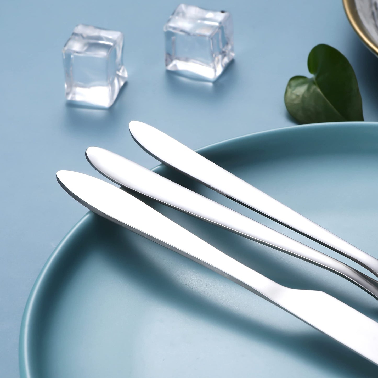Portable Utensils,Travel Camping Cutlery Set, Portable Stainless Steel Flatware Set,Travel Silverware Dinnerware Set with a Waterproof Case (2-Sets Silver)