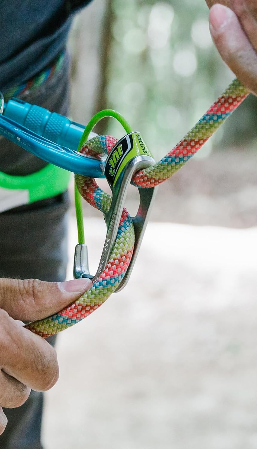Edelrid Jul 2 - Aseguradores escalada - verde/Plateado 2017