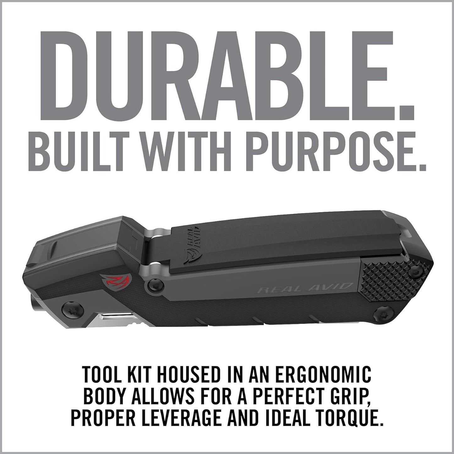 Real Avid Gun Tool Pro, 30-in-1 Gun Multitool for Shotgun & Rifles | Includes Choke Wrench,Bit Driver,Screwdrivers,Allen Set,Turret Tool,Tap Hammer & Files for Gunsmithing
