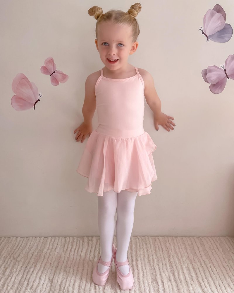 Stelle Girls' Ultra Soft Pro Dance Tight/Ballet Footed Tight(Toddler/Little Kid/Big Kid),BP+WT+TN,XXS