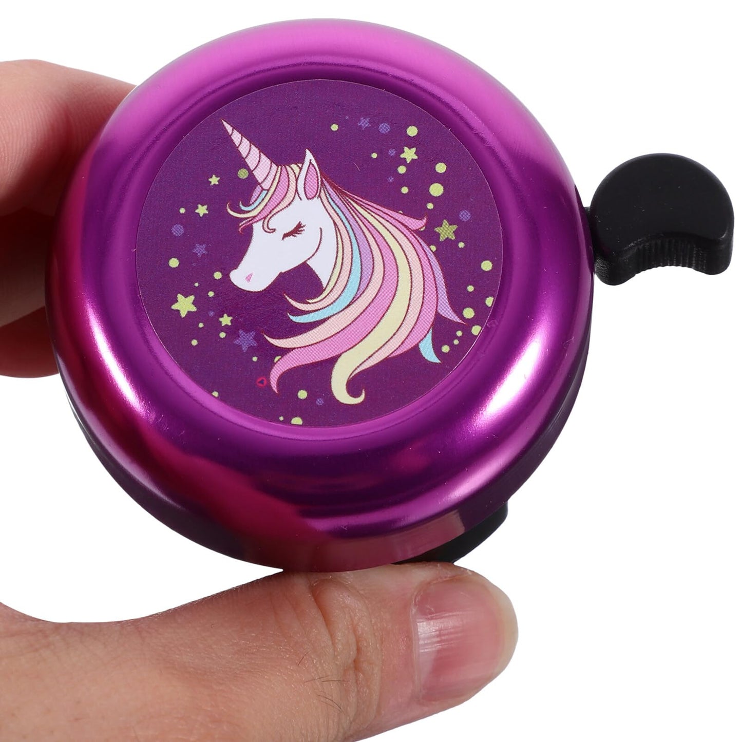 Kids Unicorn Bicycle Bell - Loud Clear Sound for Girls Bikes Fun Cartoon Handlebar Bell Easy to Install Unique Accessories for Kids and Scooters