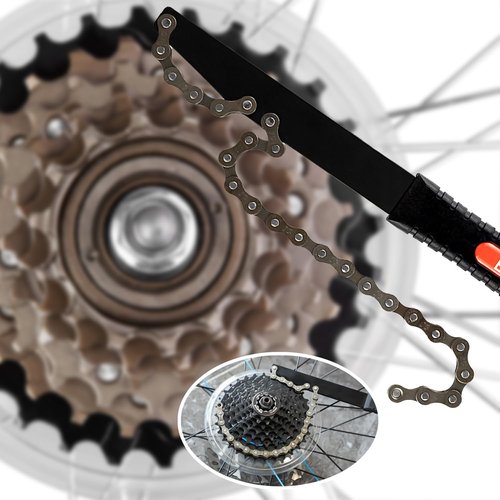 Motroce Bike Chain Tools Kit, Cassette Removal Tool Bicycle Sprocket Removel Tool for 7-12 Speed Chains with Guide Pin, MT-ZXC-190