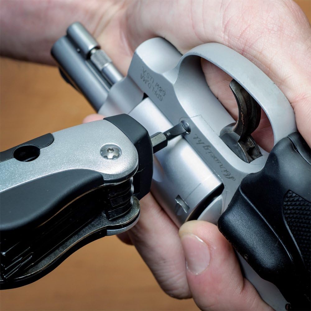 Real Avid Gun Tool - 18-In-1 Gunsmithing Shotgun & Rifle Multi Tool - Bit Driver, Torq Bits, Choke Tube Wrench, Allen Wrench, Scope Tool, & Punch Tool