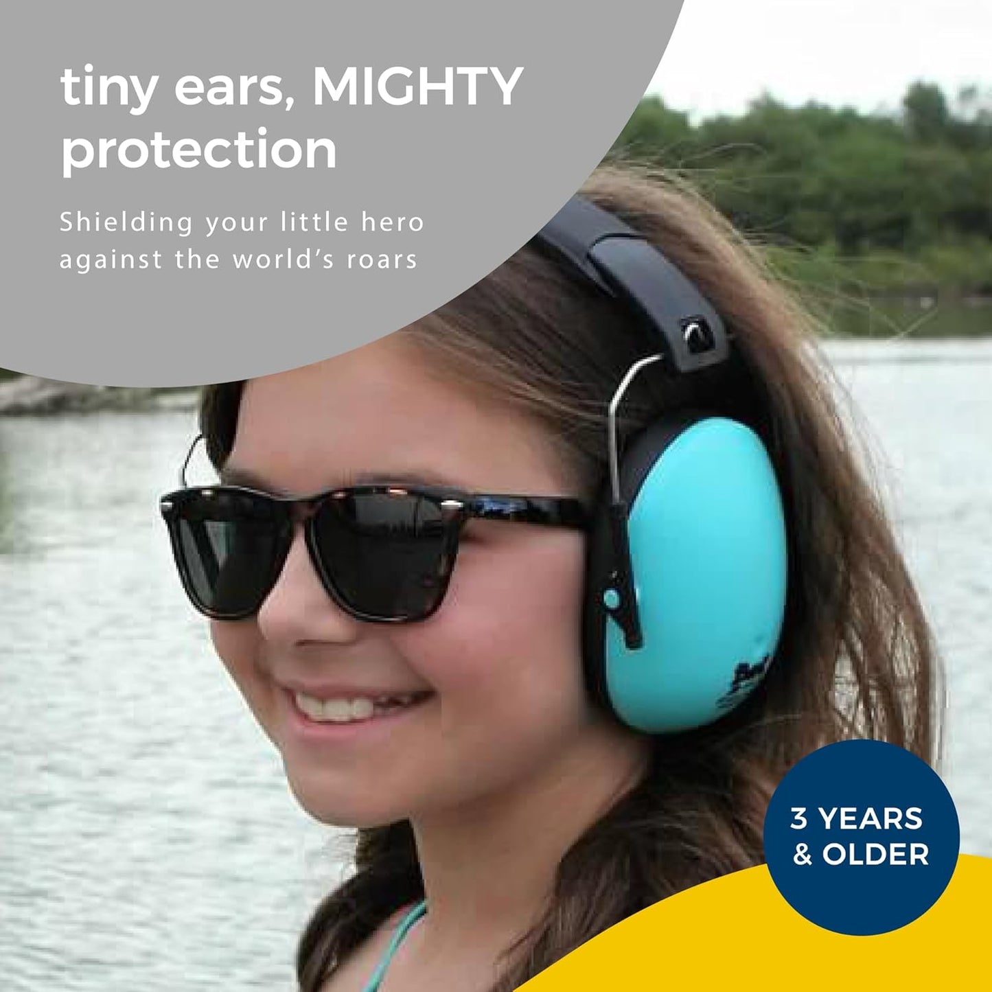 Baby Banz Earmuffs Kids Hearing Protection - 2+ Years - Noise Reduction Rating - Soft & Comfortable - Kids Ear Protection