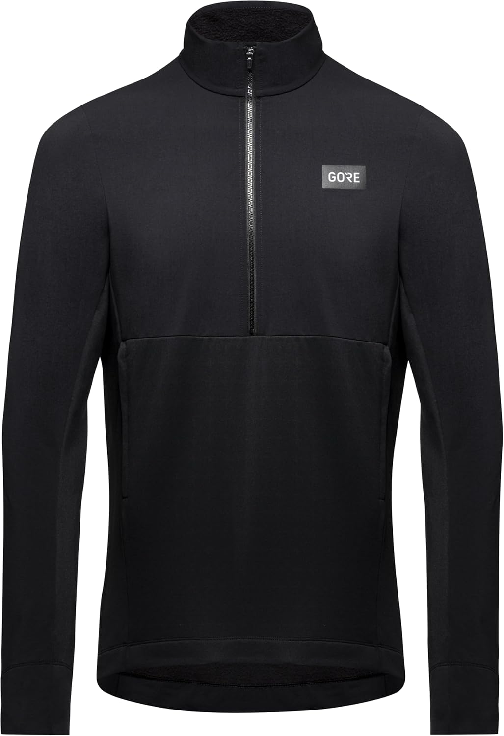 GORE WEAR Men's Standard 1/2-Zip, Black, Medium