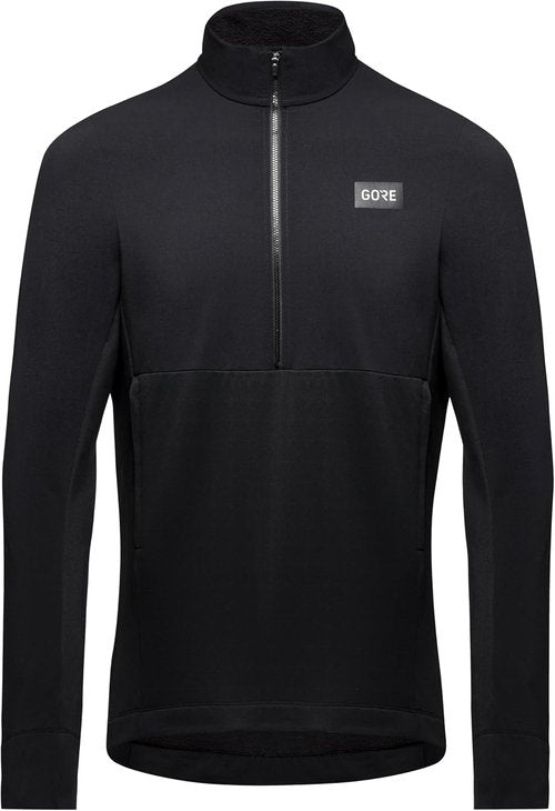 GORE WEAR Men's Standard 1/2-Zip, Black, Medium