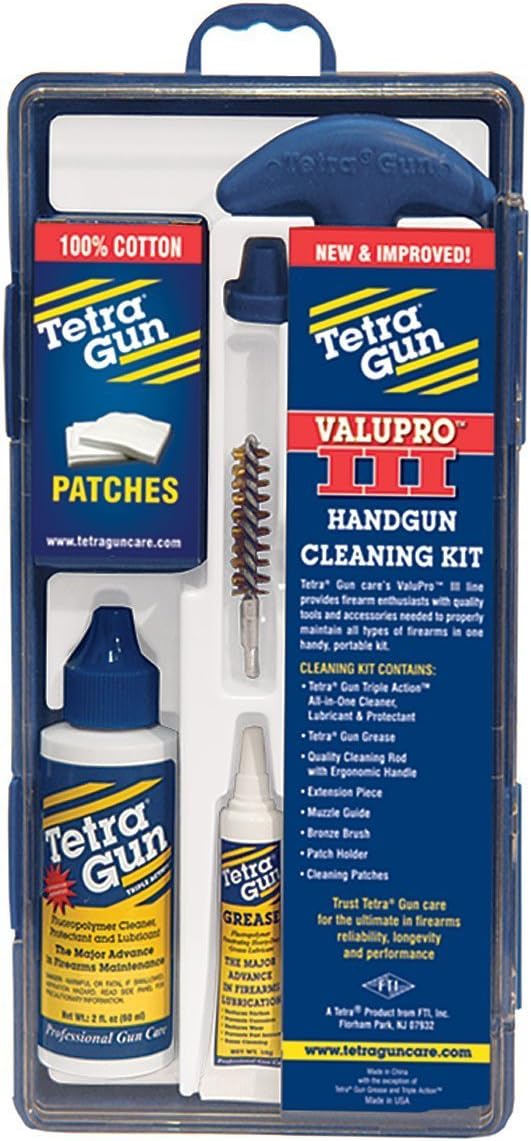 Tetra ValuPro III Handgun Cleaning Kit, 0.22-0.25 Cal