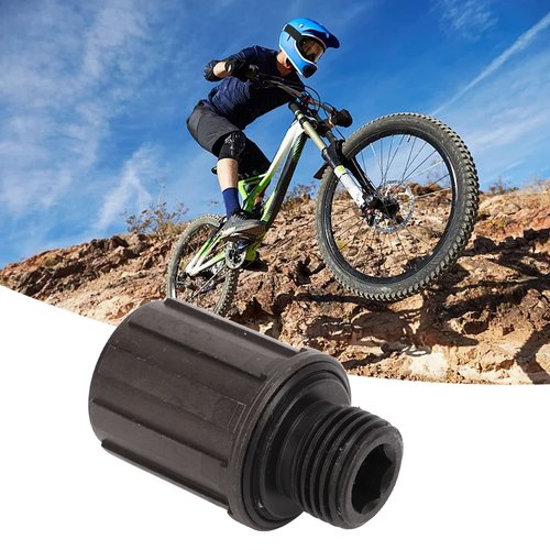 HERCHR Bike Freehub Body, 8 9 10 Speed Bicycle Rust Resistant Freehub Body High Strength Chromo Molybdenum Steel Flower Drum Tower Base for Mountain Bike (Ball Bearing Style)