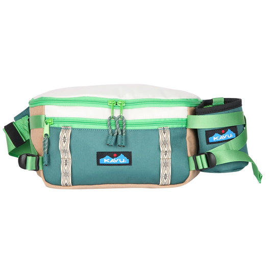 KAVU Washtucna Belt Bag Fanny Pack With Detachable Beverage Cooler - Fun Camp