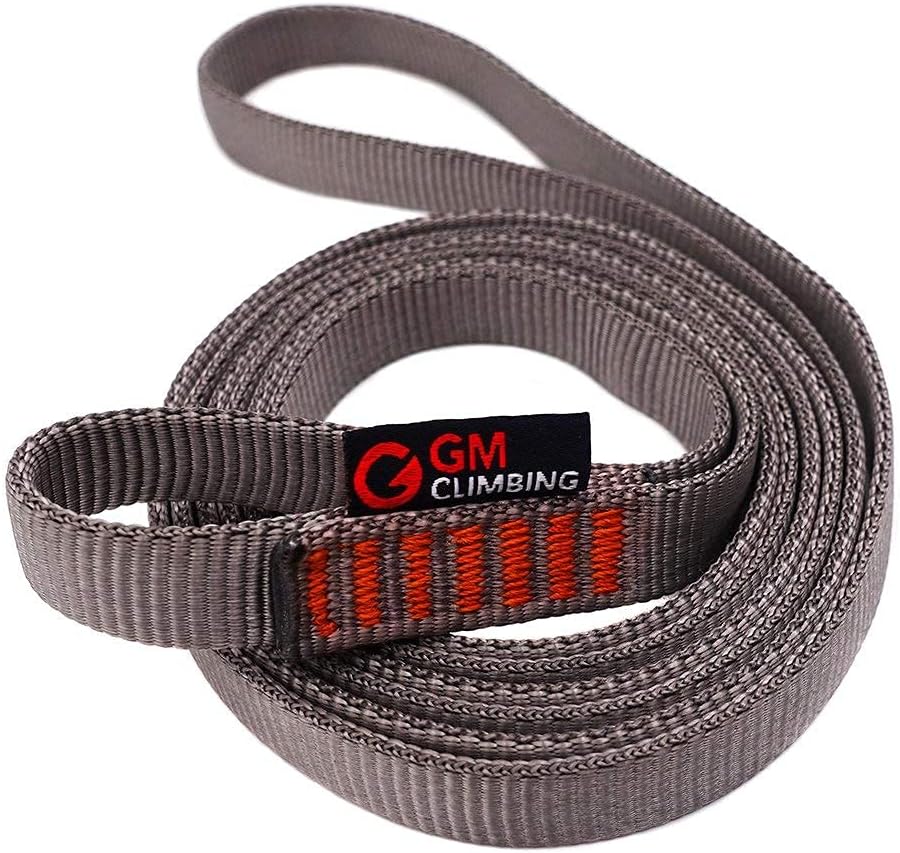 16mm Nylon Sling Runner - GM CLIMBING 22kN / 4950lbf CE UIAA Certified for Climbing