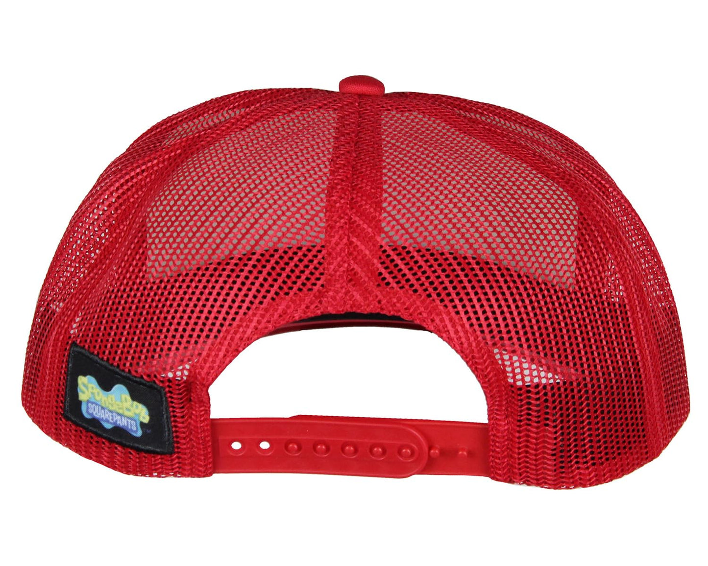 Nickelodeon Spongebob Squarepants Adult Krusty Krab Trucker Hat for Men and Women Red