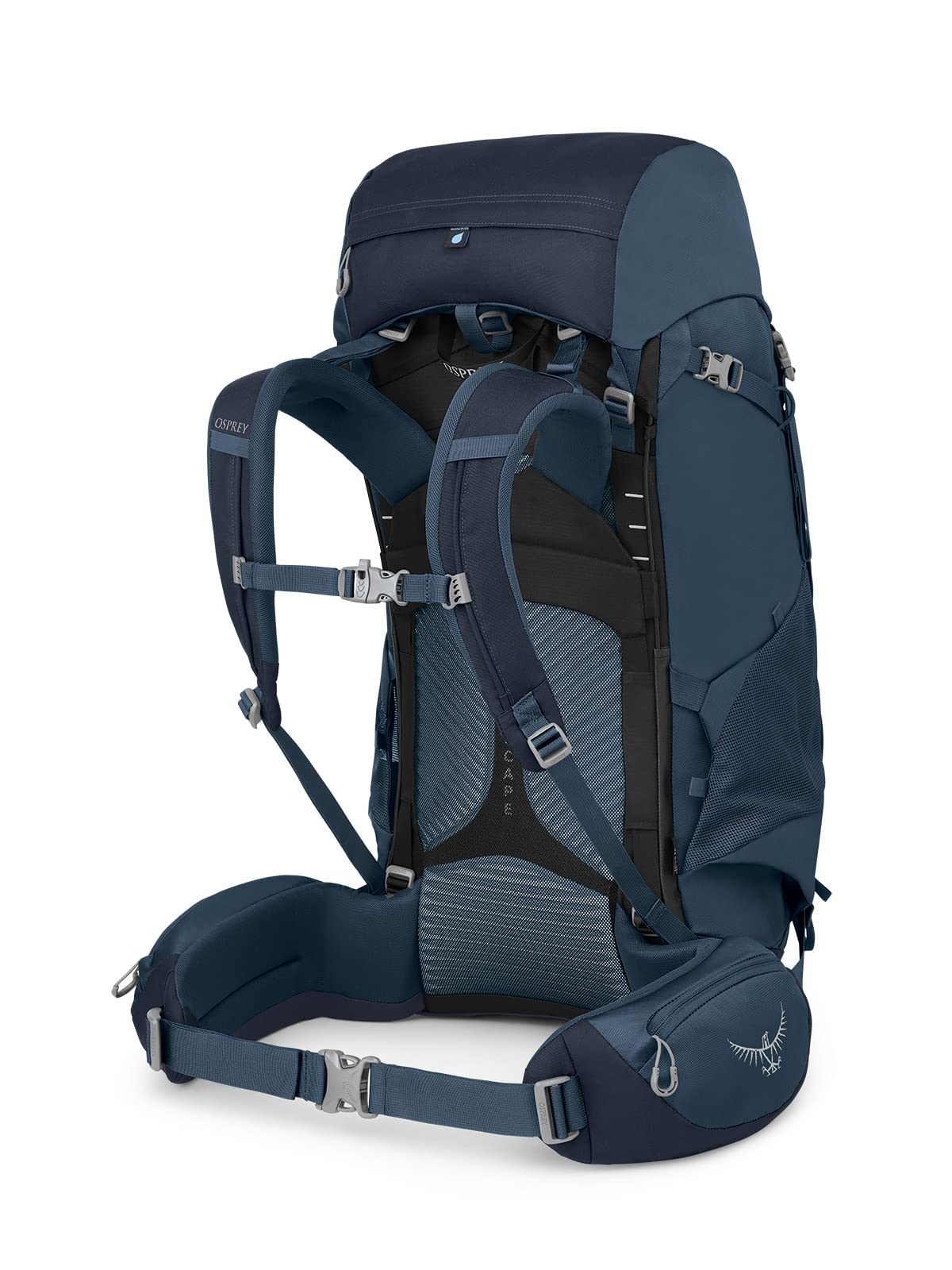 Osprey Volt 65L Men's Backpacking Backpack, Muted Space Blue, Extended Fit