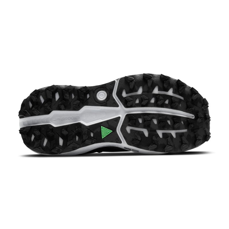 Brooks Women’s Caldera 8 Ultra Trail Running Shoe - Black/Blackened Pearl/White - 8 Medium