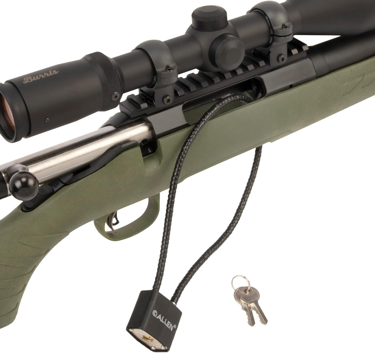 Allen Cable Gun Lock for Shotguns, Rifles & Handguns (2 Keys)