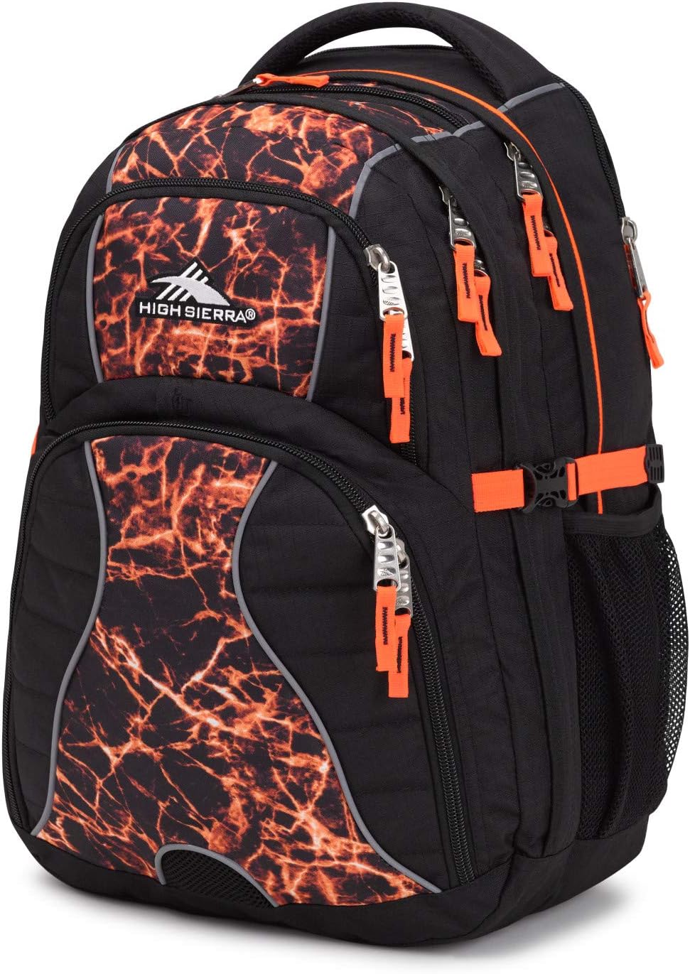High Sierra Swerve Laptop Backpack, Crimson/Black, One Size