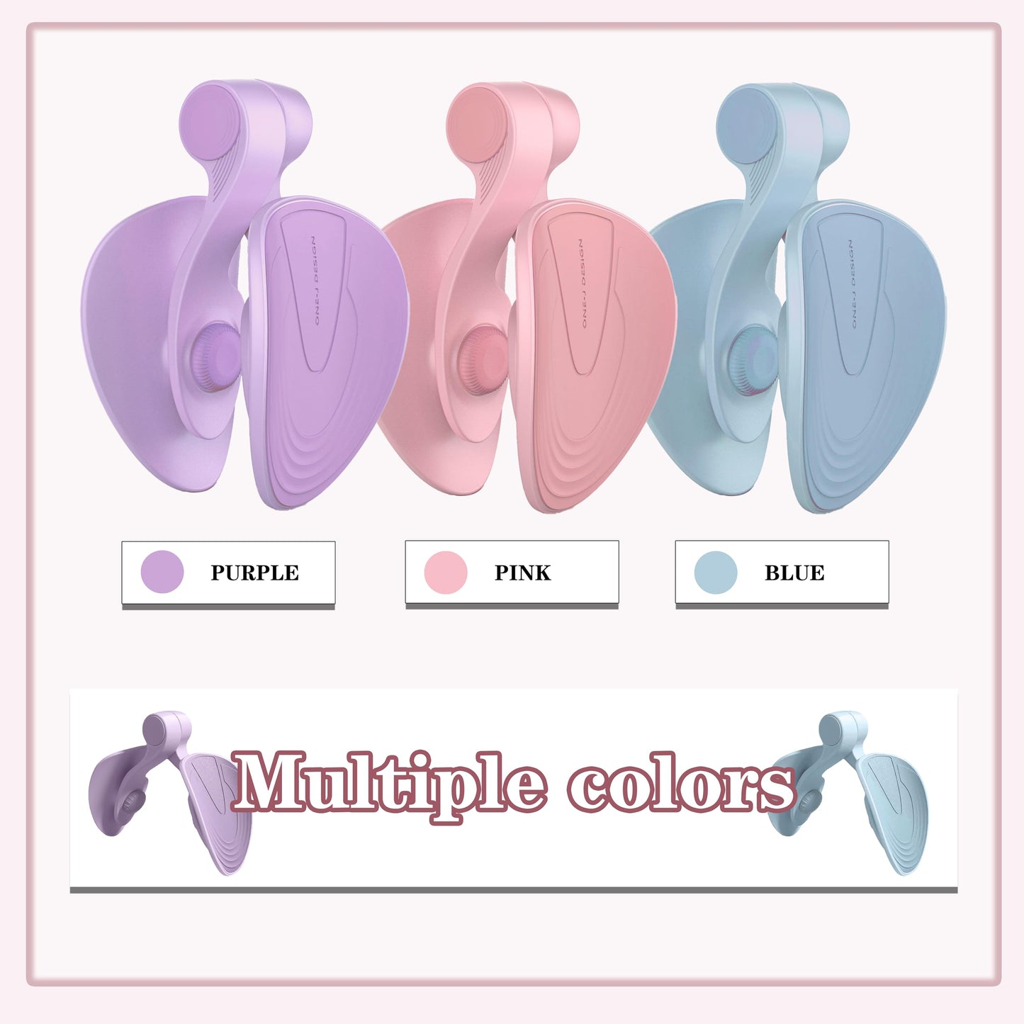 Kegel Sports Products/Thin Leg Artifact/Thigh Trainer/Pelvic Floor Muscle Trainer/Inner Thigh Toner/Postpartum Rehabilitation Pelvic Floor/Family Fitness Sports Equipment (Blue)