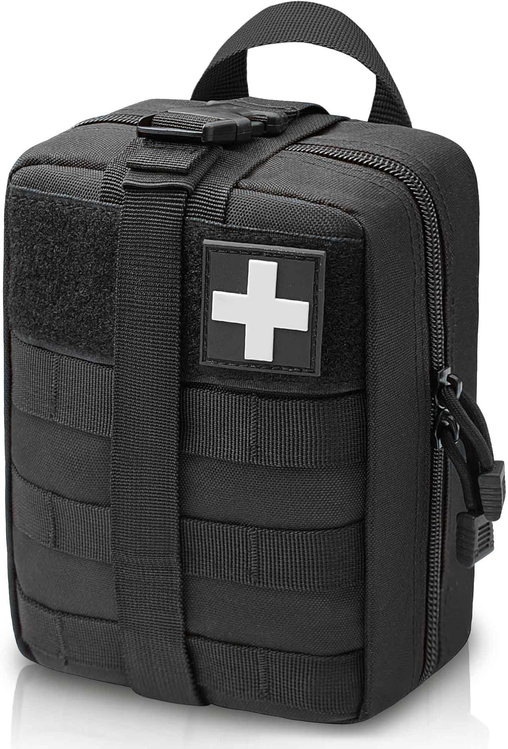 1000D Molle Ifak Pouch Rip Away, Tactical Tear Away Medical Pouch Empty, Military First Aid Pouch Bag Only for Camping Hiking Travel
