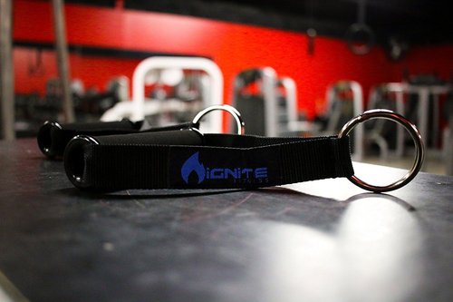 Ignite Fitness Ultra Heavy Duty Elite Exercise Handles with Solid ABS Cores, Comfortable Extra Wide Foam Grips, Seamless O Rings - Perfect Resistance Band Handles for Crossfit and Bodybuilding