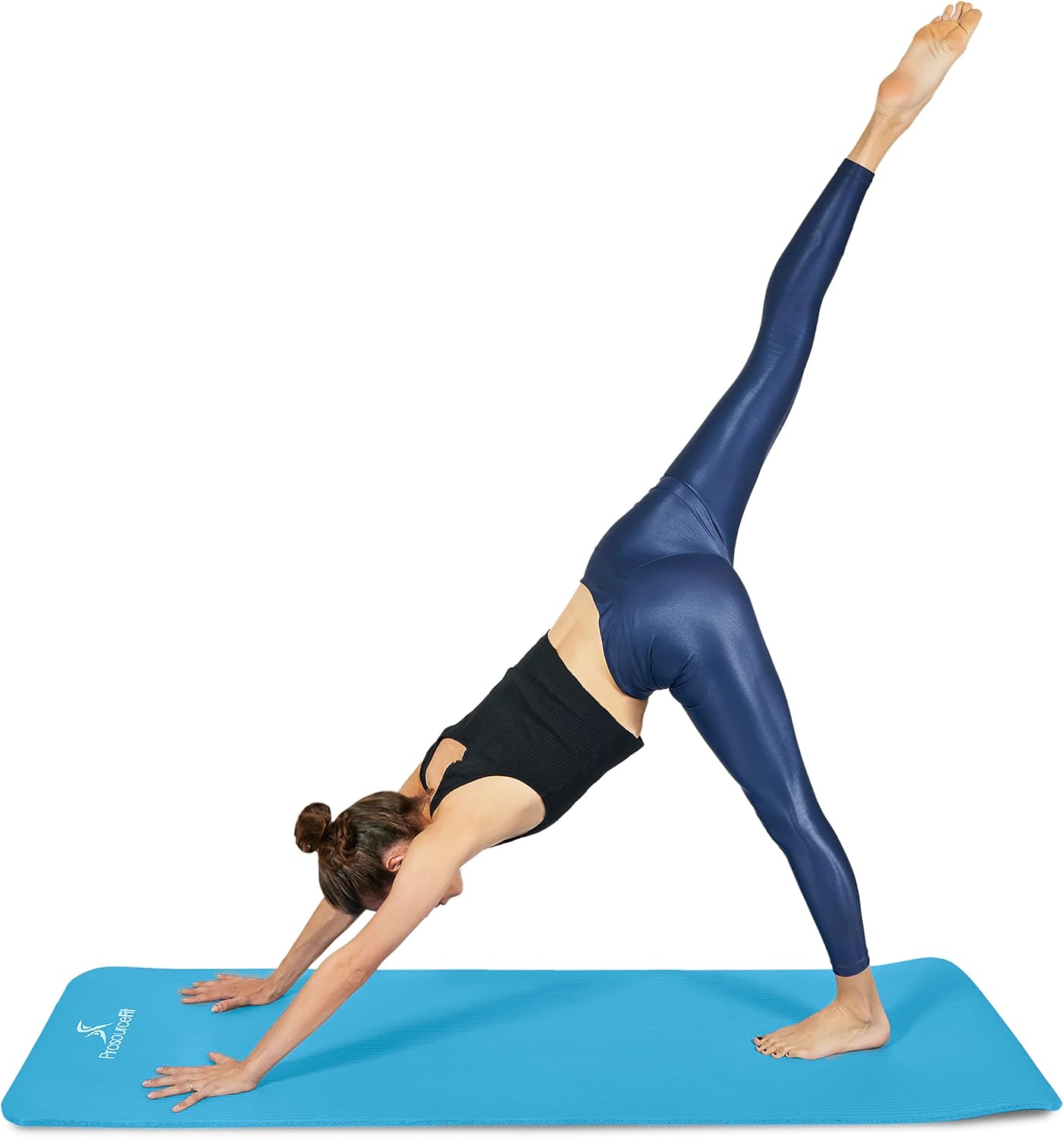 ProsourceFit Extra Thick Yoga and Pilates Mat ½” (13mm), 71-inch Long High Density Exercise Mat with Comfort Foam and Carrying Strap