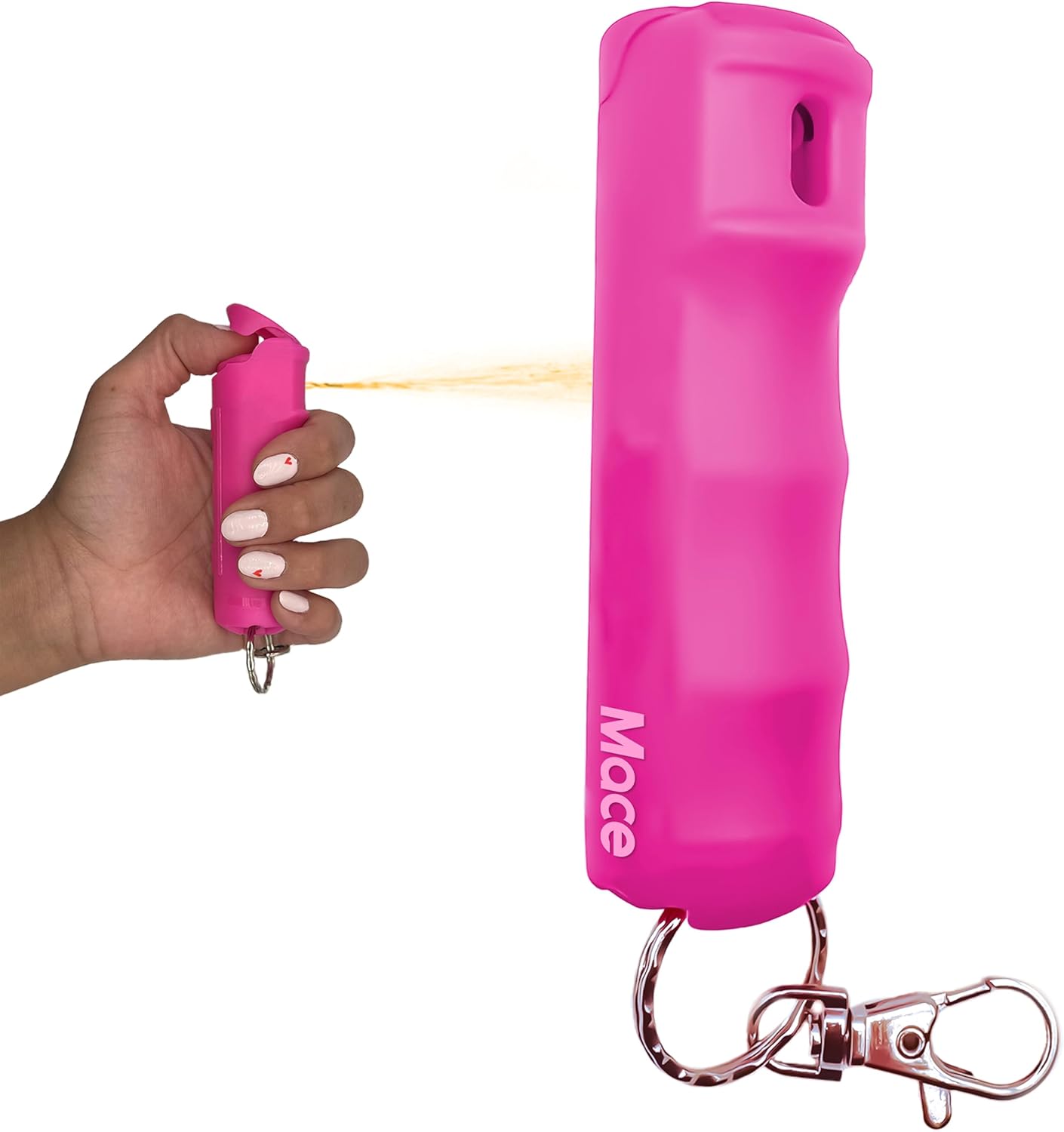 Mace Pepper Spray - Twist Lock & Hardcase Model, Max Strength 10% OC Formula, Long Lasting UV Dye, Self Defense Pepper Spray for Women & Men