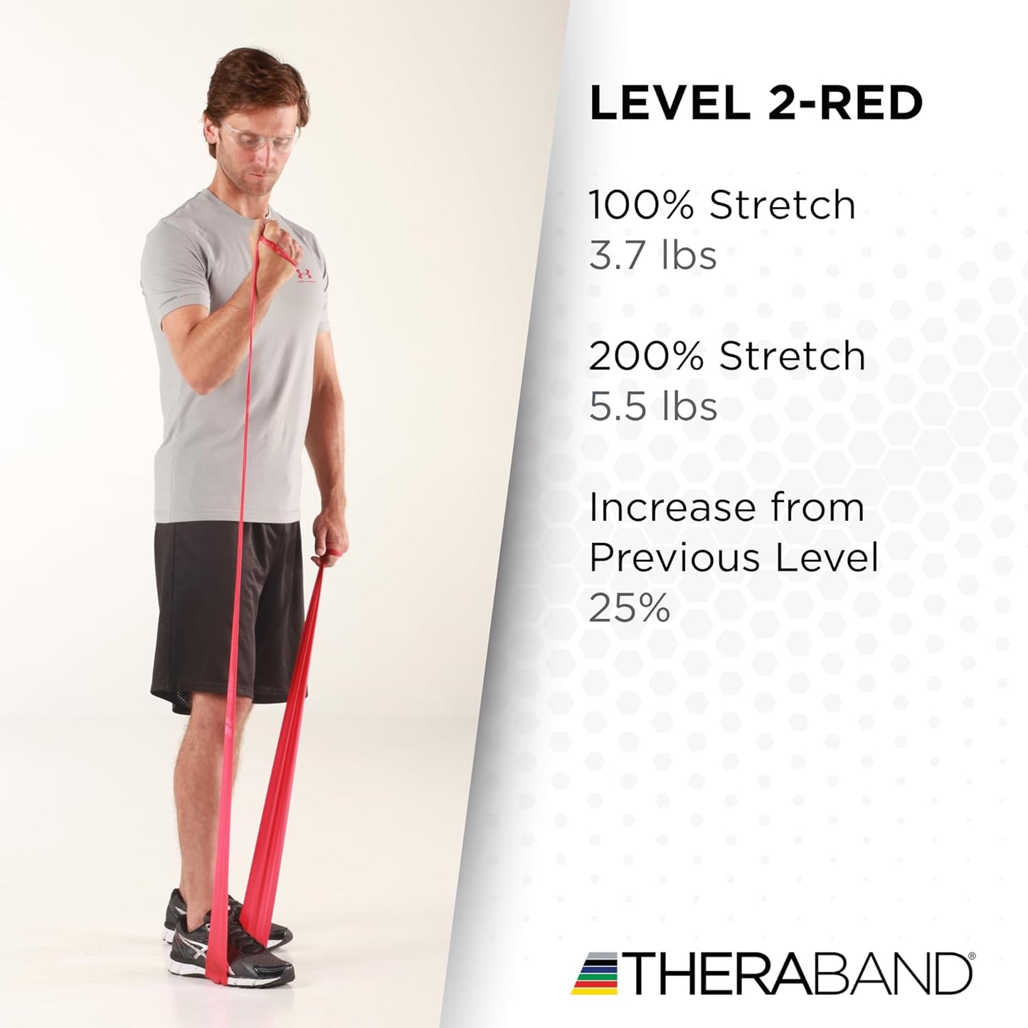 THERABAND Resistance Band, Green, Heavy, 50-Yard Roll, Latex Elastic Band for Exercise, Stretching, Physical Therapy, Yoga, Pilates, Home Workouts, Cut-to-Length, Color-Coded Levels