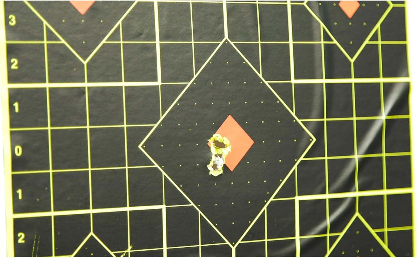 BIRCHWOOD CASEY Shoot-N-C 12" Sight-in Reactive Target - Highly Visible Instant Feedback Self-Adhesive Shooting Target Stickers with Repair Pasters