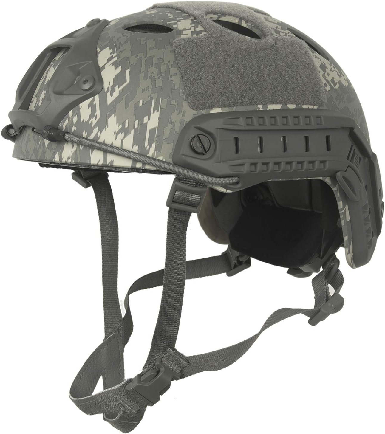 LOOGU Fast BJ Base Jump Tactical Helmet for Airsoft with 12-in-1 Headwear
