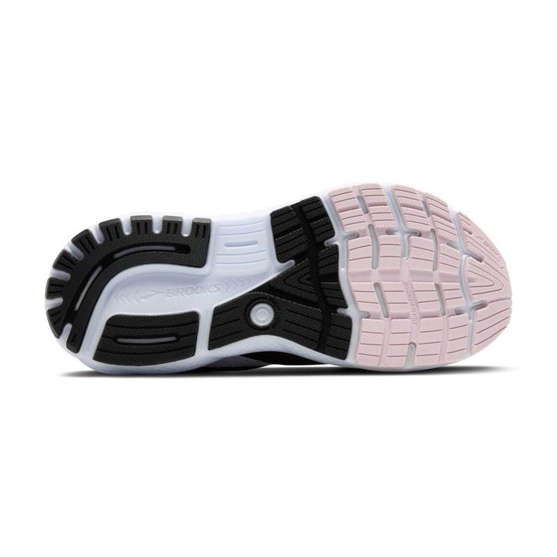 Brooks Women’s Ghost 16 Neutral Running Shoe - Black/White/Orchid Ice - 9.5 Medium