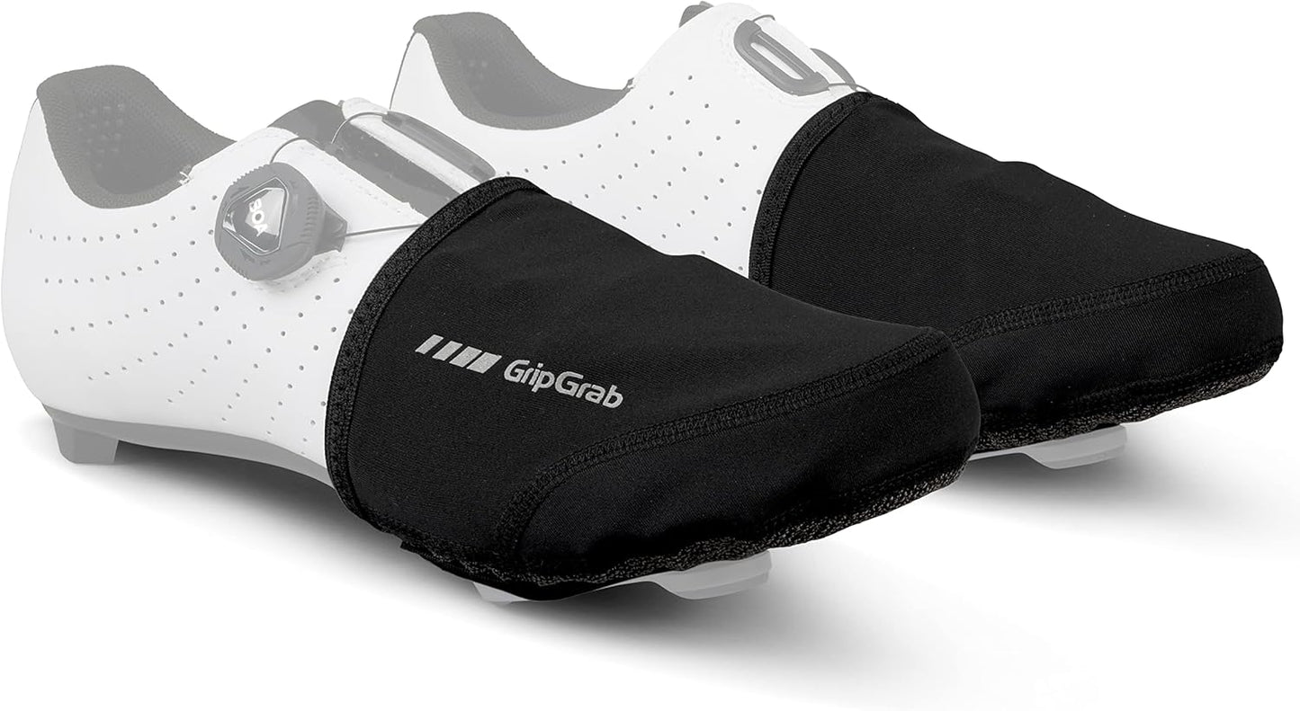 GripGrab Windproof Road Bike Toe Covers Cycling Overshoes Thermal Insulating Road Bicycle Shoe Covers Biking Toe Warmers