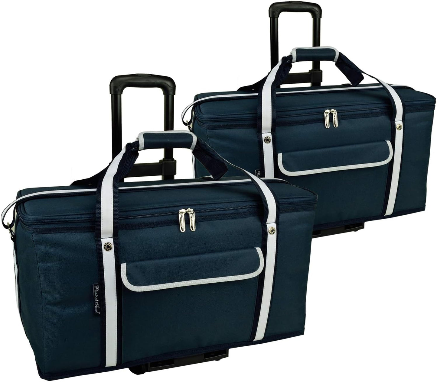 Picnic at Ascot Travel Cooler with Wheels- 64 Can Capacity- Collapsible Leakproof Cooler- Designed & Quality Approved in The USA