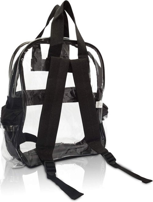 DALIX Clear Backpack with Smooth Plastic Completely Transparent